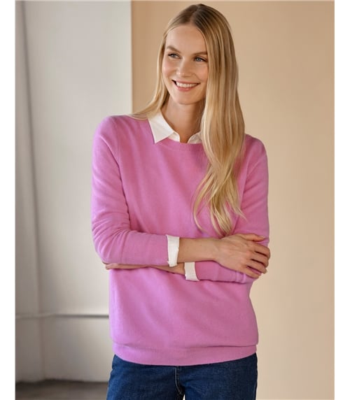 Womens Cashmere Boyfriend Sweater